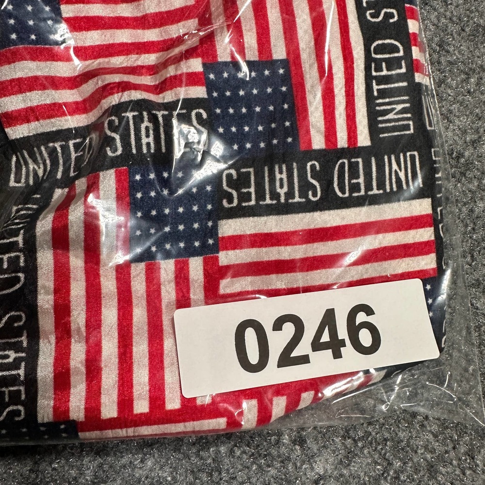 Solare Sporta American Flag Vintage Windbreaker USA Jacket Size M Mens - Picture 8 of 8